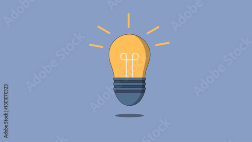 light bulb with idea