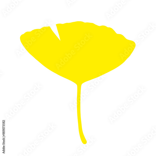 シンプルなイチョウの葉②