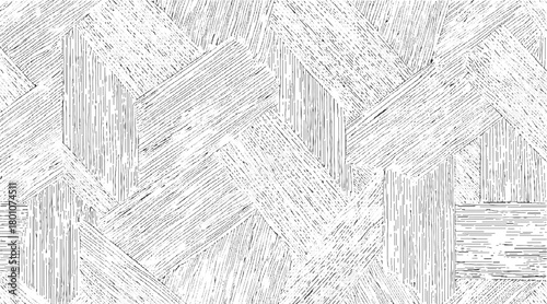 Black and white abstract pattern with diagonal and vertical lines forming geometric shapes background