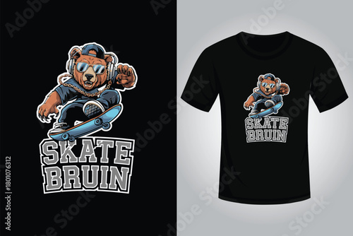 Skating T shirt Design