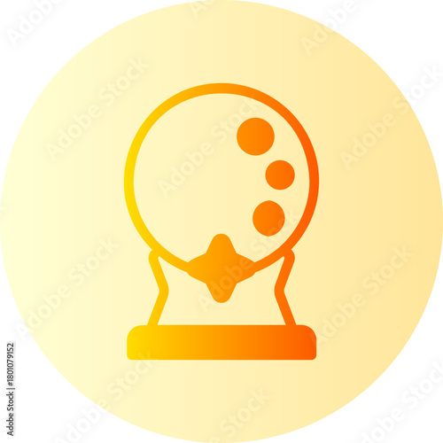 crystal ball gradient icon