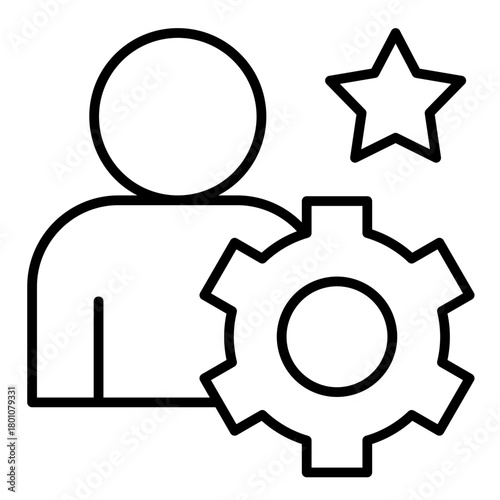 Expertise Line Style Icon