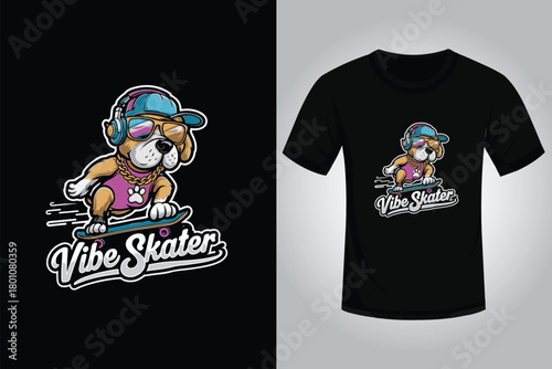 Skating T shirt Design