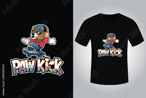 Skating T shirt Design