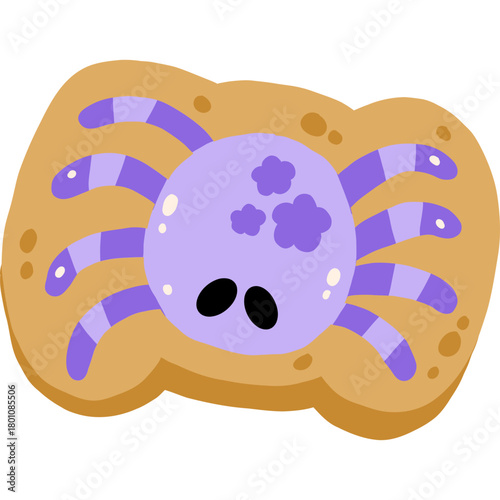Cute halloween Cookie hand Drawn