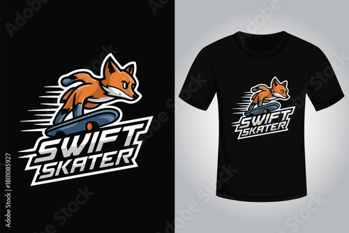 Skating T shirt Design