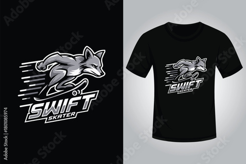 Skating T shirt Design