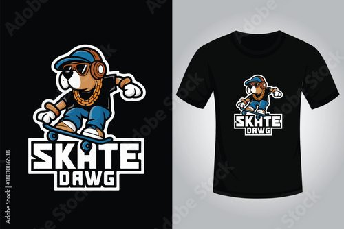 Skating T shirt Design