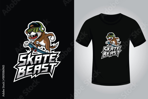 Skating T shirt Design