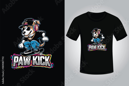 Skating T shirt Design