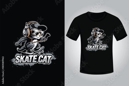 Skating T shirt Design