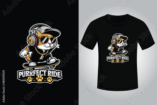 Skating T shirt Design