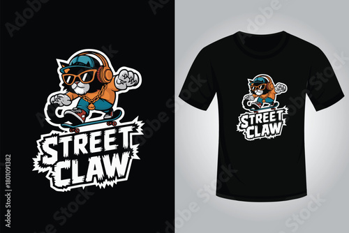 Skating T shirt Design