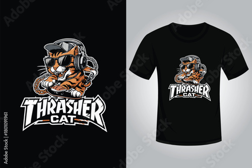 Skating T shirt Design