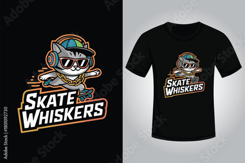 Skating T shirt Design
