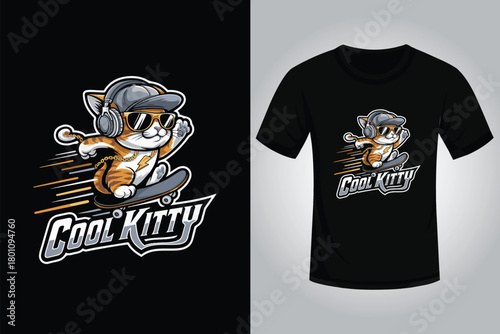 Skating T shirt Design