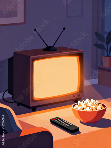 Movie Night TV Poster