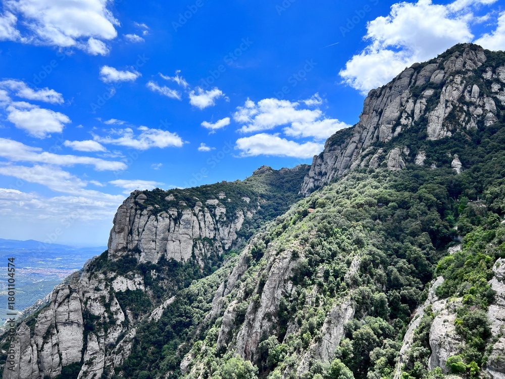 Fototapeta premium mountain landscape with blue sky