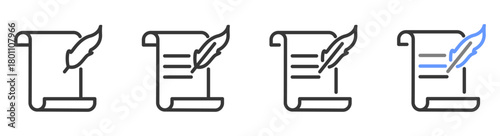 The Ultimate history Styles with Variations Line of icon set vector illustration