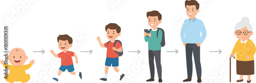 Human Growth Stages (Simple Version)
