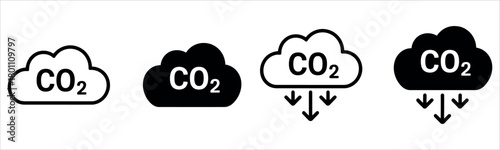 Illustrations depict carbon dioxide emissions, highlighting the urgent need for environmental action and sustainable practices to reduce pollution globally.