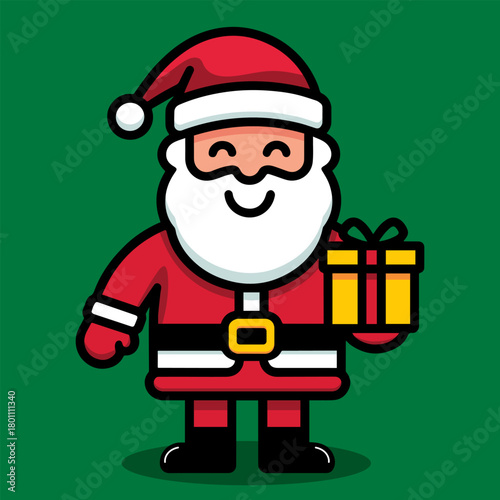 santa claus cartoon illustration for christmas season celebration