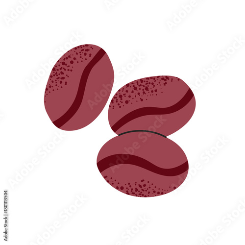Coffee Beans icon clipart logotype isolated illustration