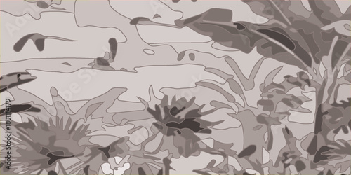 Modern vector textile design, all over seamless pattern wrapping paper design, digital image printing factory