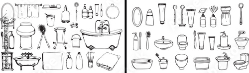 kitchen tools illustration, cookware doodle sketch, household utensils vector, daily cooking items art, culinary tools drawing, restaurant design outline, kitchenware concept artwork, black and white 