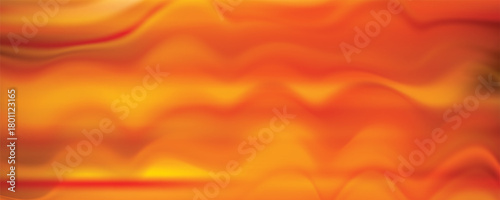 Orange and yellow background of abstract warm curves