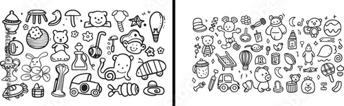 breakfast doodles vector, morning meal sketch, food and drink illustration, kitchen creativity concept, minimal food design, healthy lifestyle artwork, dairy product drawing, culinary breakfast idea, 