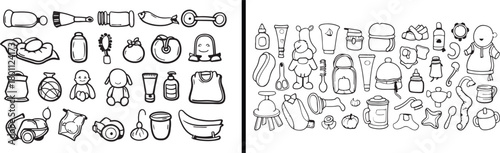 kitchen tools doodle, household items sketch, minimal utensils vector, culinary art illustration, daily cooking equipment, hand drawn kitchen concept, domestic tools artwork, simple kitchen set, black