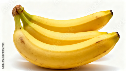 bunch of bananas isolated on white background