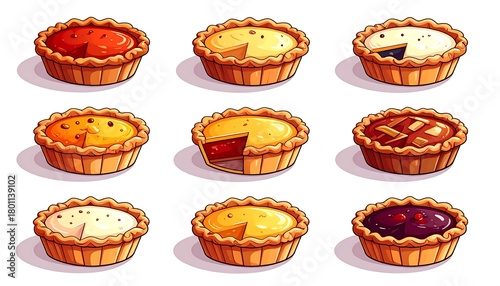 Assorted Mini Pies - A Delicious Variety of Flavors.