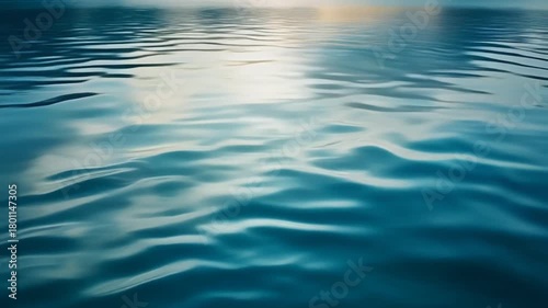 Sky mirrored as a giant water surface