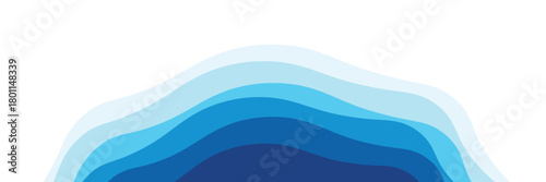 Sea waves layered vector background illustration and sea beach vector illustration. Eps10