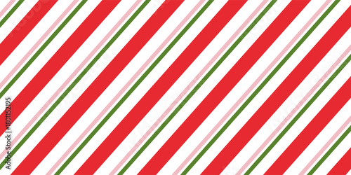 Candy cane Christmas seamless pattern background vector illustration.Eps10