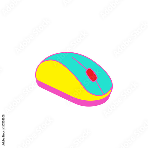 Computer mouse illustration