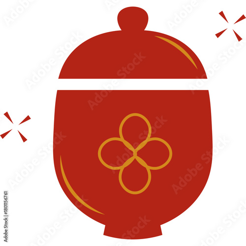 Chinese Tea Cup Illustration