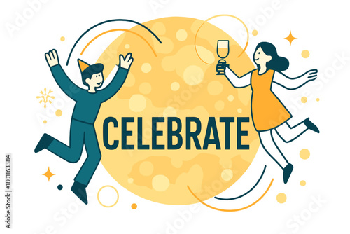 Golden Bokeh Celebration. Golden celebration lights. Radiant bokeh dots shimmer in soft layers, creating an