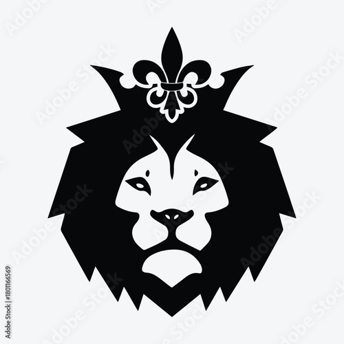 Fleur De Lis Lion Design