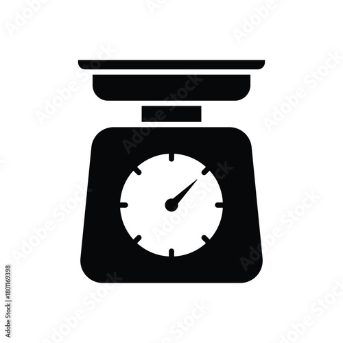 Kitchen Scale Icon vector Design illustration