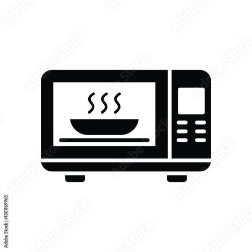 Microwave Icon Vector Design Illustration