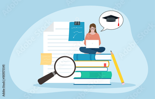 Pursuit of knowledge and academic success, higher learning.