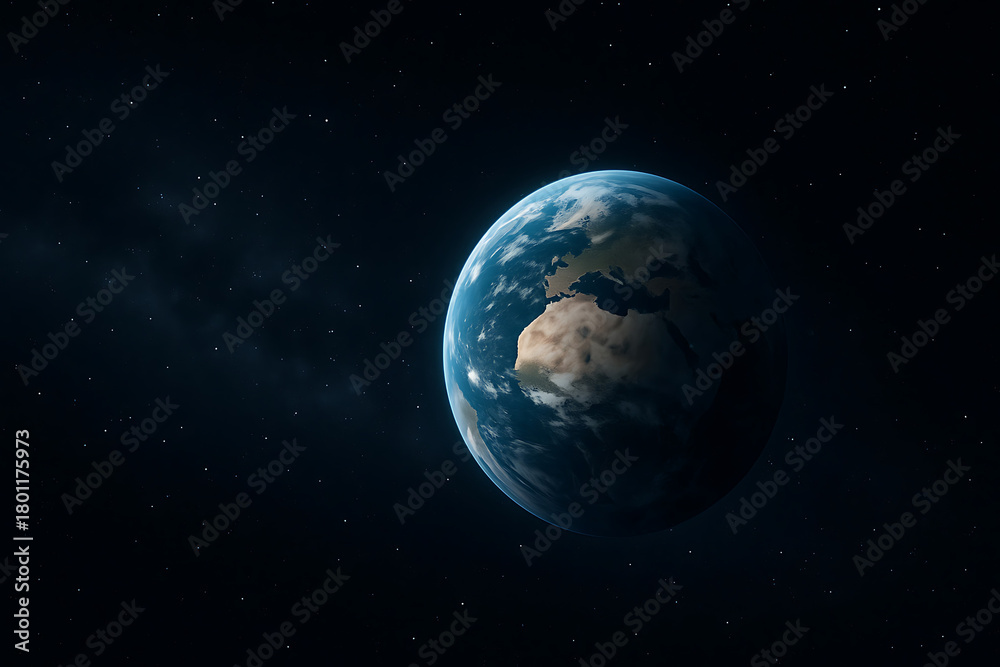 Fototapeta premium planet earth in space