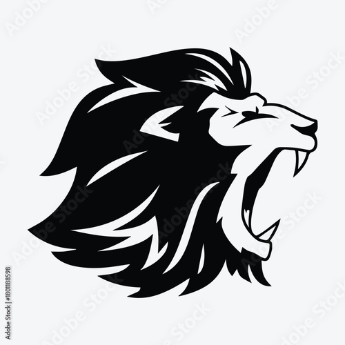 Wallpaper Mural Heraldic Lion Silhouette Vector Icon Torontodigital.ca