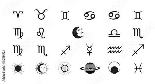 zodiac signs collection