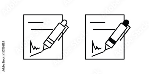 Sign set icon with white background vector stock illustration