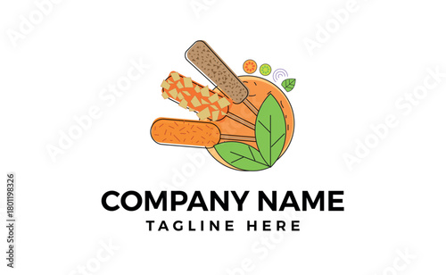 Japanese Foods Logo design ideas.