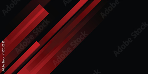 Banner background. black. red gradation. bright. abstarct . slash line. vector eps10 background
